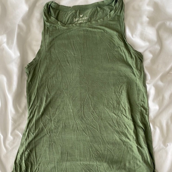 American Eagle soft and sexy green tank top - Picture 1 of 1